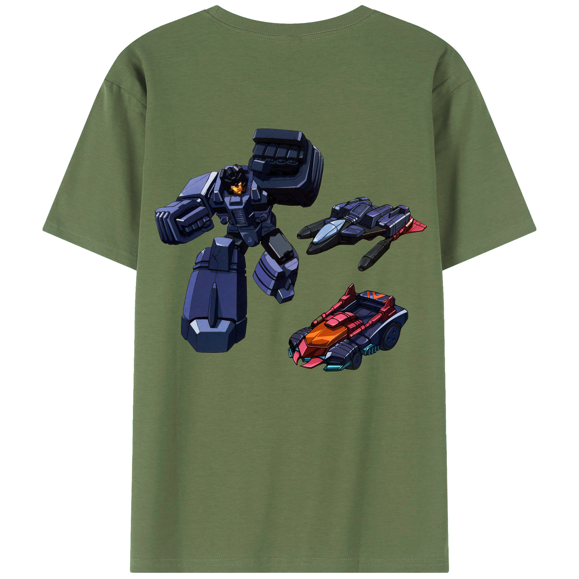 （画像用）  綿100％ メンズ半袖Tシャツ（バックプリント） 通気性
